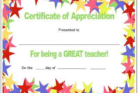 Best Teacher Of The Month Certificate Template | Certificate Templates inside Fresh Teacher Of The Month Certificate Template