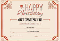 Birthday Gift Certificate For Ms Word Download At Http inside Fascinating Microsoft Gift Certificate Template Free Word