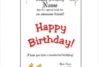 Birthday Gift Certificate Templates - 16+ Free Word, Pdf, Psd for Fascinating Present Certificate Templates