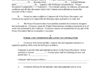 Blank Construction Contract – Fill Online, Printable, Fillable, Blank within Fresh Owner Builder Contract Template