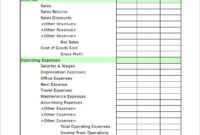 Blank Spreadsheet Template – 15+ Free Word, Excel, Pdf Documents intended for Family Income Statement Template
