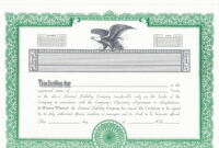 Blank Stock Certificate - Free Printable Documents throughout Amazing Free Stock Certificate Template Download