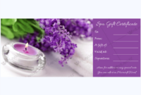 Bring In Clients With Spa Gift Certificate Templates for Free Spa Gift Certificate Templates For Word