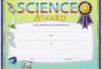 Browse Our Free Science Achievement Certificate Template | Science Fair with regard to Science Fair Certificate Templates