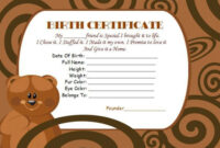 Build A Bear Certificate Template: 15 Attractive Inside Fresh Amazing with Amazing Teddy Bear Birth Certificate Templates Free