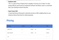 Business Pricing Proposal Template – Google Docs, Word | Template in Cost Proposal Template