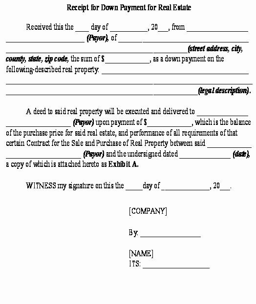 Car Deposit Contract Template Inspirational 9 Best Of Down Payment in Amazing Car Deposit Contract Template