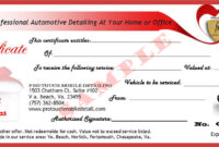 Car Detail Gift Certificate Template - Gift Ftempo for Fresh Automotive Gift Certificate Template