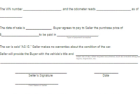 Car Purchase Agreement | Free Word Templates with regard to Simple Sale Of Vehicle Contract Template
