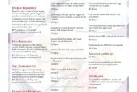 Catering Menus | Chefrequest inside Amazing Head Chef Contract Template