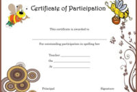 Certificate Clipart Spelling Bee, Certificate Spelling Bee Transparent pertaining to Fantastic Spelling Bee Award Certificate Template