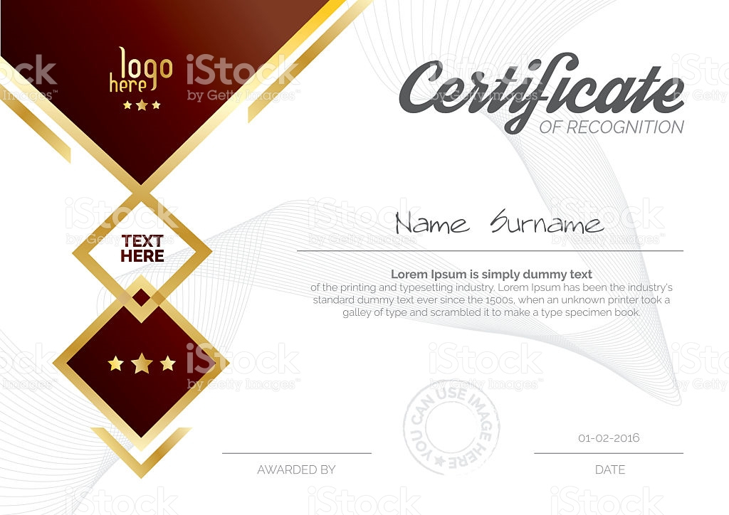 Certificate Layout - Certificates Templates Free regarding Fresh Free 7 Certificate Of Stock Template Ideas
