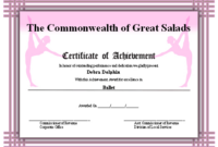 Certificate Of Achievement – Ballet Printable Certificate regarding Ballet Certificate Templates