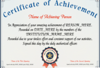 Certificate Of Achievement | Certificate Of Achievement, Achievement regarding Free 7 Sportsmanship Certificate Templates Free