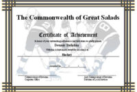 Certificate Of Achievement – Hockey Printable Certificate | Junior regarding Hockey Certificate Templates
