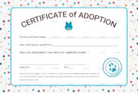 Certificate Of Adoption Design Template In Psd, Word within Fresh Dog Adoption Certificate Editable Templates