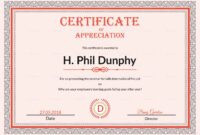 Certificate Of Appreciation Design Template In Psd, Word inside Free Certificate Of Appreciation Template Doc