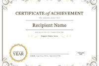 Certificate Of Attendance Template Word Free – Calep With Regard To regarding Professional Certificate Templates For Word