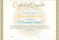 Certificate Of Completion 01 – Word Layouts | Certificate Of Completion throughout Certificate Of Completion Word Template