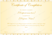 Certificate Of Completion 15 – Word Layouts | Certificate Of Completion throughout Certificate Of Completion Word Template