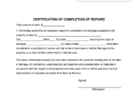 Certificate Of Completion For Insurance Purposes – Fill Intended For intended for Simple No Certificate Templates Could Be Found
