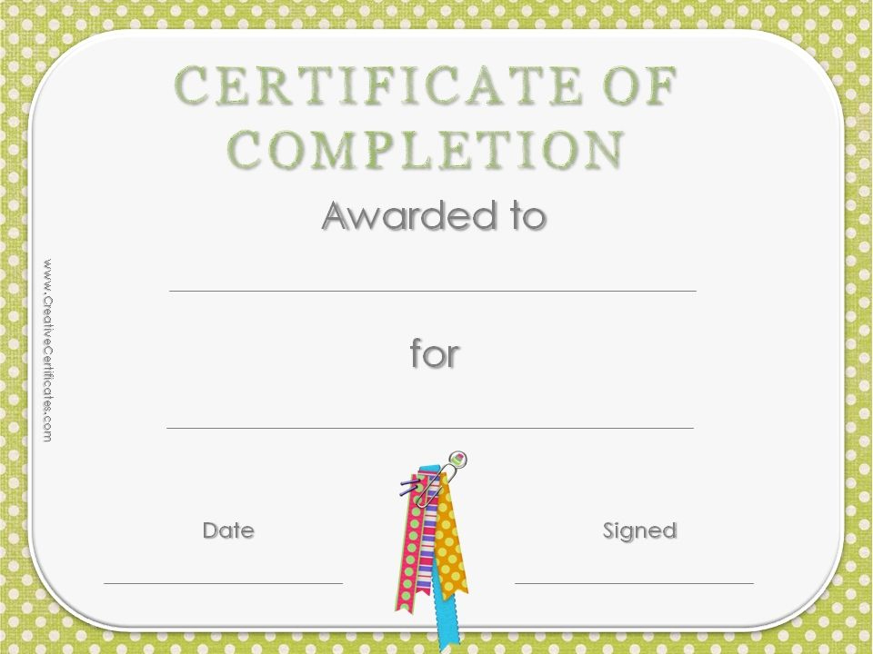 Certificate Of Completion Template, Certificate Of Completion within Fascinating Certificate Of Completion Template Free Printable