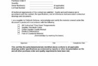 Certificate Of Conformance - 40 Free Certificate Of Conformance with Certificate Of Conformity Template