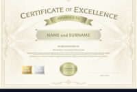 Certificate Of Excellence Template – Free 23+ Blank Award Certificates throughout Fresh Certificate Of Excellence Template Free Download