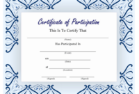 Certificate Of Participation Template Download Printable Pdf for Awesome Participation Certificate Templates Free Printable
