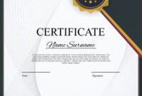 Certificate Template Background. Award Diploma Design Blank with Award Certificate Design Template
