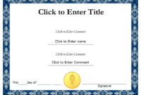 Certificate Template Editable - Certificates Templates Free inside Fresh Editable Certificate Of Appreciation Templates