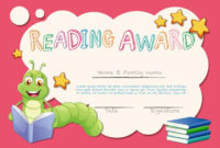 Certificate Template For Reading Award 373467 Vector Art At Vecteezy pertaining to Amazing Star Reader Certificate Template Free