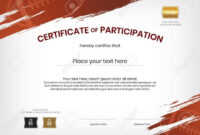 Certificate Template In Rugby Sport Theme With Border Frame With Rugby within Awesome Rugby Certificate Template
