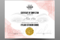 Certificate Template, Instant Download, Certificate Of Completion throughout Amazing Certificate Of Completion Templates Editable
