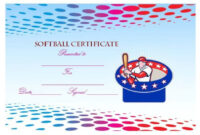 Certificate_Softball_9 | Certificate Templates, Softball Awards, Softball with regard to Free Softball Certificate Templates