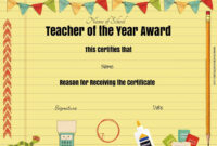 Certificates For Kids – Free And Customizable – Instant Download with regard to Teacher Appreciation Certificate Templates