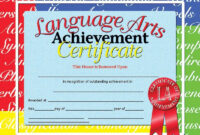 Certificates Language Arts 30/Pk | Art Certificate, Language, Language Arts inside Simple Hayes Certificate Templates