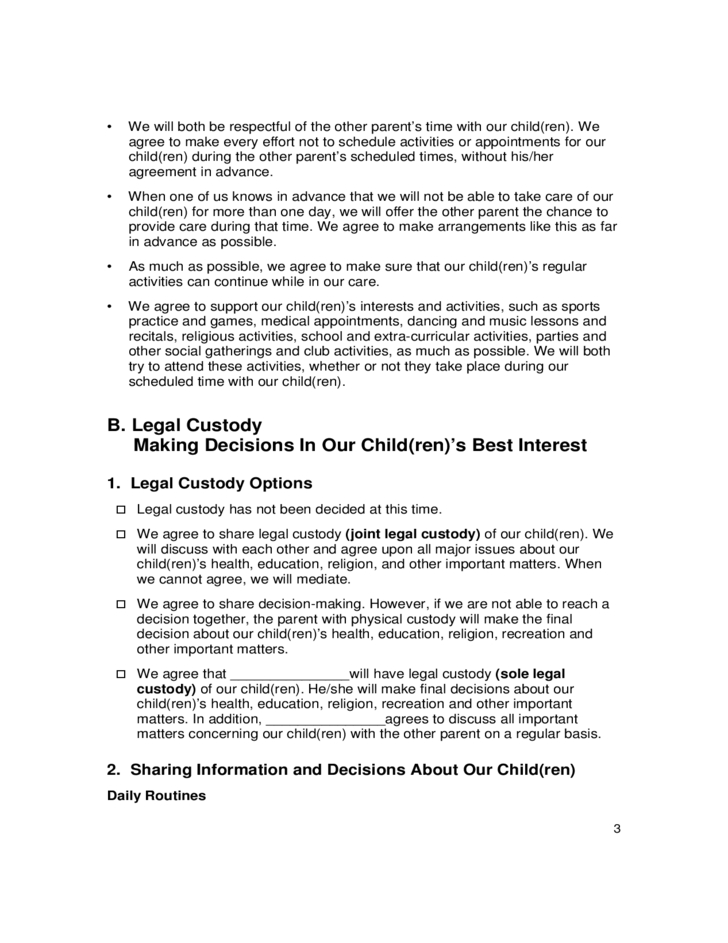 Child Custody Or Access Mediation Program Montgomery County Circuit within Mediation Statement Template