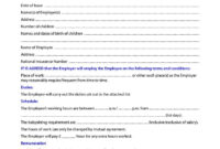 Childhood Nanny Contract - How To Draft A Childhood Nanny Contract with regard to Fantastic Part Time Nanny Contract Template