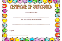 Children&amp;#039;S Certificate Of Participation Template Free 2 | Certificate within Free Templates For Certificates Of Participation