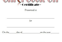 Chili Cook Off Certificate Template 10 | Paddle Certificate with regard to Chili Cook Off Certificate Template