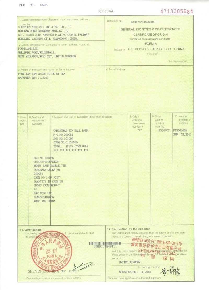 China Certificate Of Origin | Cfc Inside Certificate Of Origin For A with Fascinating Certificate Of Origin For A Vehicle Template
