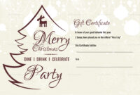 Christmas Gift Certificate Template In Adobe Photoshop intended for Fresh Gift Certificate Template Photoshop