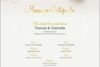 Commemorate Your Marriage With A Commemorative Marriage Certificate throughout Commemorative Certificate Template
