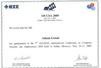 Conference Certificate Of Attendance Template (8 In Certificate Of inside Amazing Conference Certificate Of Attendance Template