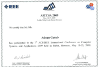 Conference Certificate Of Attendance Template (8 In Certificate Of with Certificate Of Attendance Conference Template
