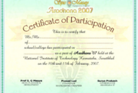 Conference Participation Certificate Template Pertaining To New with regard to Amazing Conference Participation Certificate Template