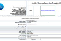 Conflict Minerals pertaining to Conflict Minerals Policy Statement Template