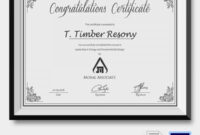 Congratulations Certificate Template – 10+ Word, Psd, Documents pertaining to Congratulations Certificate Template