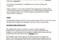 Consulting Agreement – 7 Free Pdf , Doc Download regarding Awesome It Consulting Contract Template